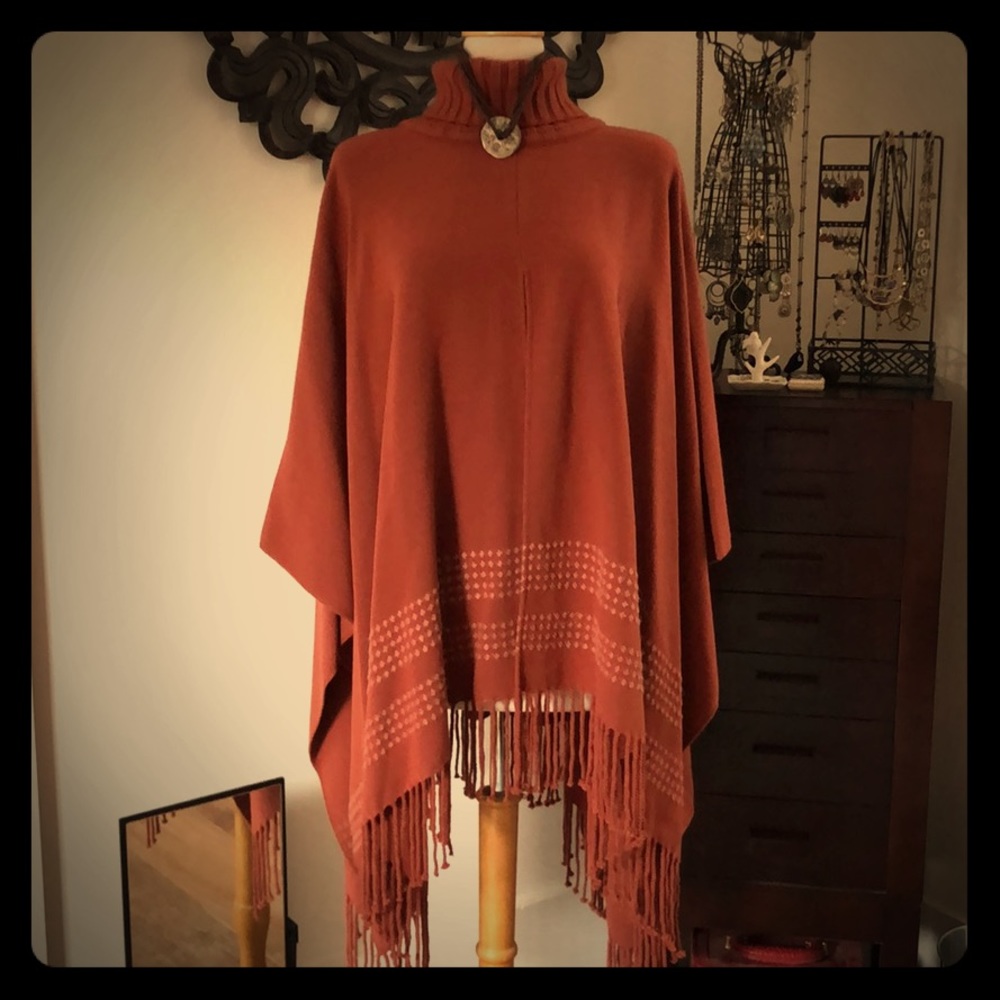 Gorgeous Rust Colored Shawl